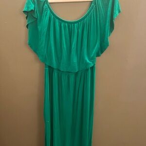 Chic Green Maxi Dress for Women